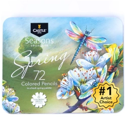 Castle Art Supplies - umělecké pastelky - 72 ks - SPRING