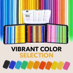 Castle Art Supplies - umělecké pastelky - 72 ks - SPRING