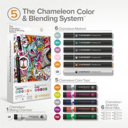 Chameleon Color & Blending System - tónovací fixy - PLAYFUL TONES - sada hravých barev - 18 ks