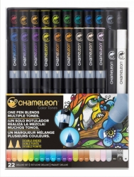 Chameleon Pen Color Tones - tónovací fixy - sada Deluxe - 22ks