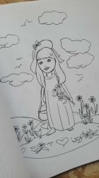 Children In Nature Coloring Book - Nancy Rogers Schacht