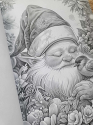 Christmas Gnomes Adult Coloring Book- Max Brenner 