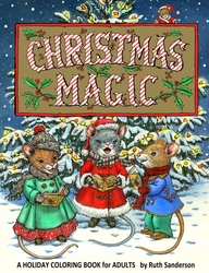 Christmas Magic - Ruth Sanderson - Greyscale