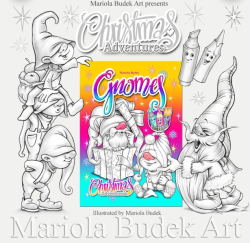 Christmas Set of 3 - colouring set - VÁNOCE - Mariola Budek