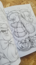 Christmas Set of 3 - colouring set - VÁNOCE - Mariola Budek