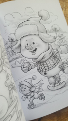 Christmas Set of 3 - colouring set - VÁNOCE - Mariola Budek