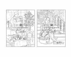 Christmas Stories - Coloring Book Cafe