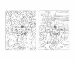 Christmas Stories - Coloring Book Cafe