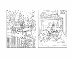 Christmas Stories - Coloring Book Cafe