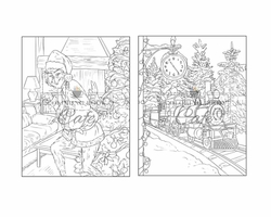Christmas Stories - Coloring Book Cafe