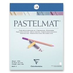 Clairefontaine PASTELMAT No.4 - skicák na pastel (360 g/m2, 12 listů) - 2 rozměry