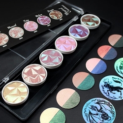 Finetec COLIRO Pearl Color Set MAGICAL CREATURES - perleťové akvarelové barvy - sada 6 ks
