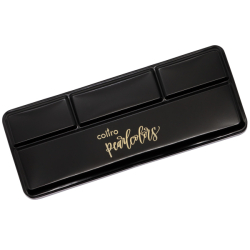 Finetec COLIRO Pearl Color - kovové pouzdro ČERNÉ - na 12 ks