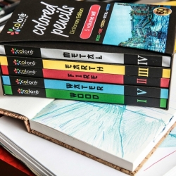 Coloré umělecké pastelky - sada 60 ks - 5 tématických sad