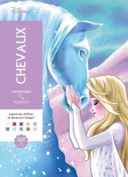 Coloriages mystères Disney - Chevaux - colouring by numbers