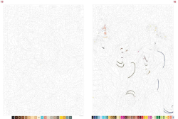 Coloriages mystères Disney - Love Stories - Colouring by numbers 