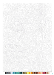 Coloriages mystères Disney - Méchants - Colouring by numbers 