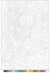 Coloriages mystères Disney - Mickey and friends - Colouring by numbers