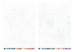 Coloriages mystères Disney - Saisons - Colouring by numbers 
