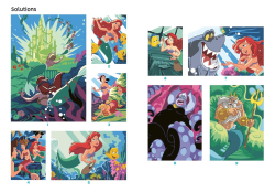 Coloriages mystères Disney - Spécial film : La Petite Sirène