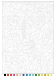 Coloriages mystères Spécial film - La Belle et la Bête - colouring by numbers