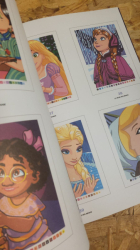 Coloriages mystères Disney - Best of Héroïnes - Colouring by numbers