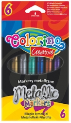  Colorino Creative - metalické značkovače (fixy)