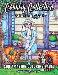 Country Collection - Coloring Book Cafe - 4 v 1