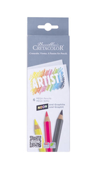 Cretacolor Artist Studio MEGA Neon + Graphite - sada 6 ks