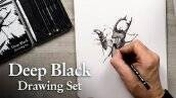 Cretacolor Deep Black Drawing set - sada 10 ks