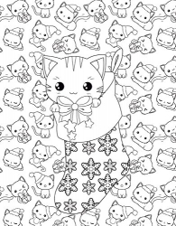 The Cute Chibi Christmas Coloring book - Christopher Hart