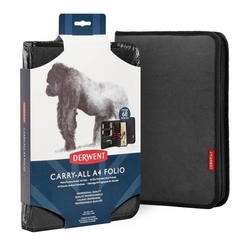 Derwent Carry All A4 Folio - pouzdro na pastelky a příslušenství - BLACK