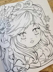 Dainty Damsels: Holiday Coloring Book