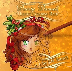 Dainty Damsels: Holiday Coloring Book