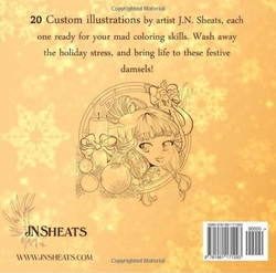 Dainty Damsels: Holiday Coloring Book