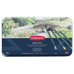 DERWENT Artists - umělecké pastelky - sada 72 ks