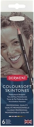 DERWENT COLOURSOFT SKINTONES - sada 6 ks 