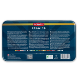 DERWENT Drawing - sada 36 ks -  měkké pastelky