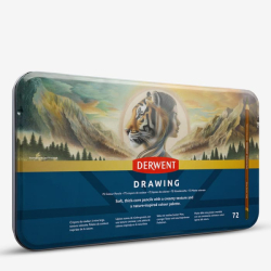 DERWENT Drawing - sada 72 ks -  měkké pastelky