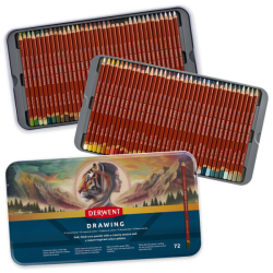 DERWENT Drawing - sada 72 ks -  měkké pastelky