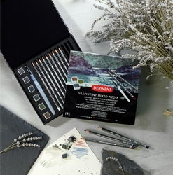 DERWENT Graphitint Mixed Media set - sada pro mixed media techniky - 19 ks