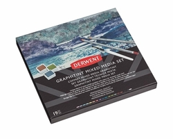 DERWENT Graphitint Mixed Media set - sada pro mixed media techniky - 19 ks