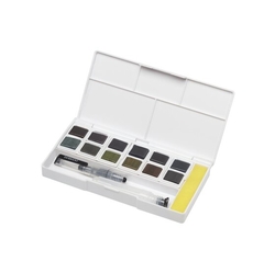 DERWENT Graphitint Paint set - sada 12 ks - rozmývatelné pánvičky