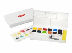 Derwent Inktense Paint Pan Travel Set - akvarelové pánvičky - paleta č.1