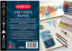 DERWENT INKTENSE - Paper pad 17,8 x 25,4 cm SKICÁK - 100% bavlna - 300 g/m2