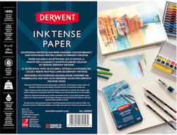 DERWENT INKTENSE - Paper pad 22,9 x 30,5 cm SKICÁK - 100% bavlna - 300 g/m2