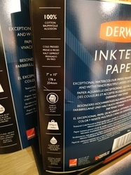 DERWENT LIGHTFAST - Paper pad 17,8 x 25,4 cm SKICÁK - 100% bavlna - 300 g/m2 - kopie