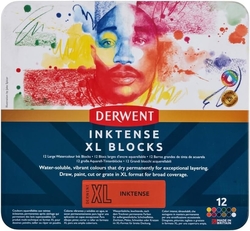 Derwent Inktense sada XL blocks 12 ks