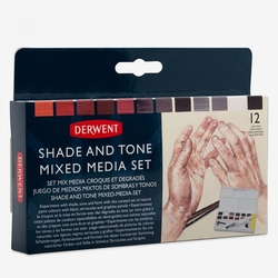 Derwent Inktense - Shade and Tone Mixed Media - sada 