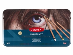 DERWENT LIGHTFAST - umělecké profi pastelky se 100% světlostálostí - sada 36 ks